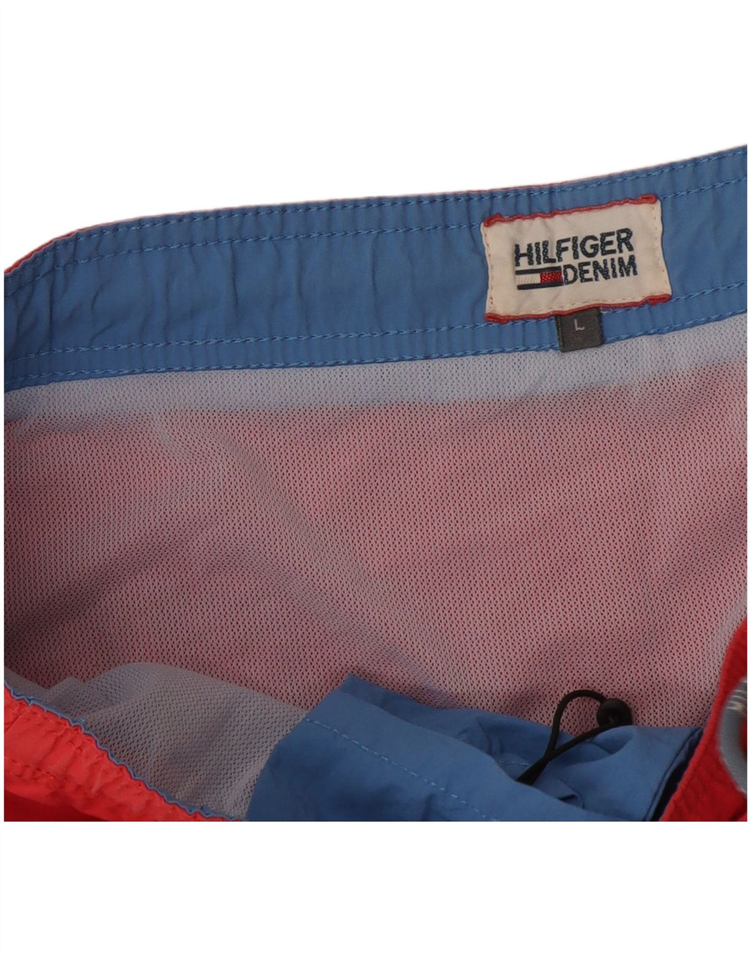 Ανδρικό σορτς κολύμβησης Tommy Hilfiger σε μεγάλο κόκκινο χρώμα
