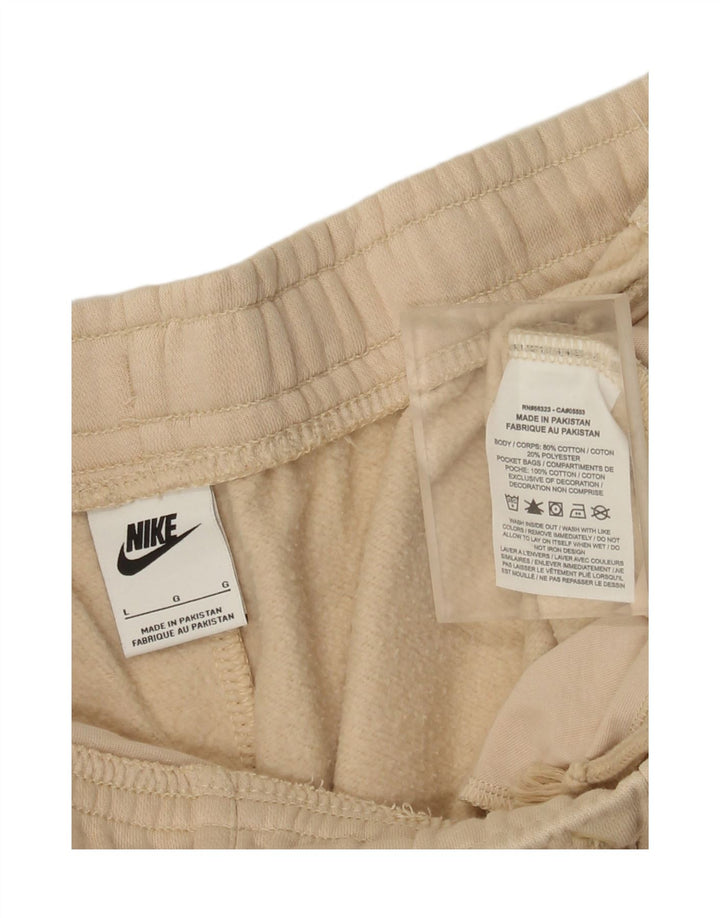 Ανδρικό αθλητικό σορτς Nike μεγάλο μπεζ βαμβακερό