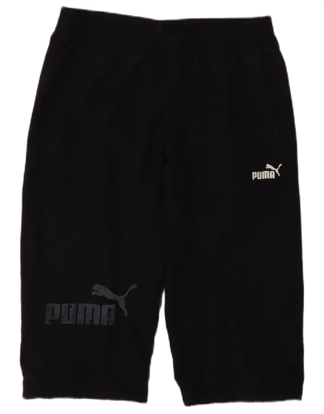 Αθλητικό σορτς PUMA Boys Graphic Bermuda 13-14 ετών Μαύρο Πολυεστέρα
