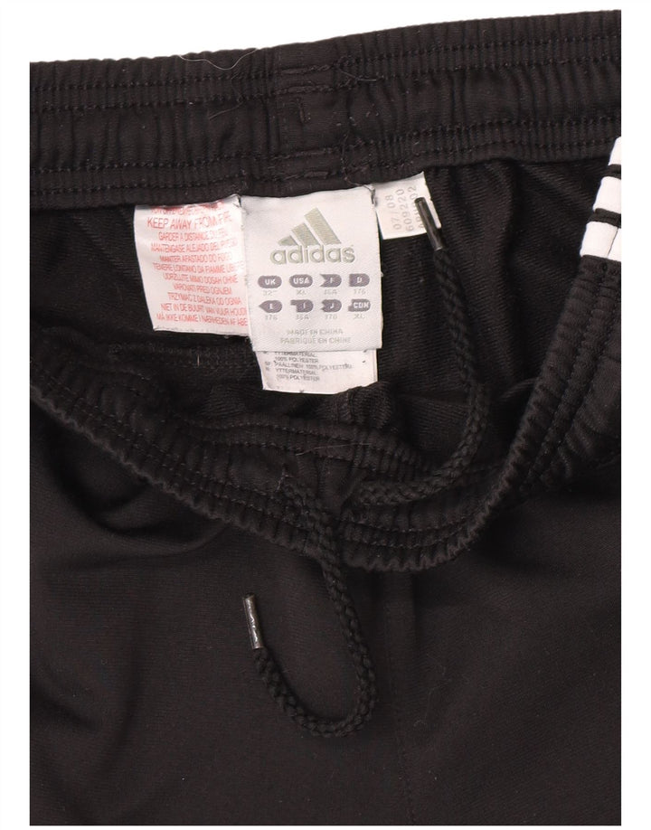 Adidas Boys Tracksuit Trousers Joggers 15-16 Years Black Polyester