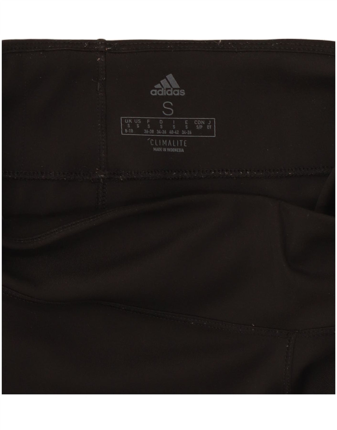Adidas Γυναικείο κολάν Climalite UK 8/10 Μικρό μαύρο πολυεστέρα