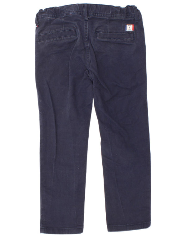 Tommy Hilfiger Boys ίσιο παντελόνι Chino 5-6 ετών W22 L18 Navy Blue