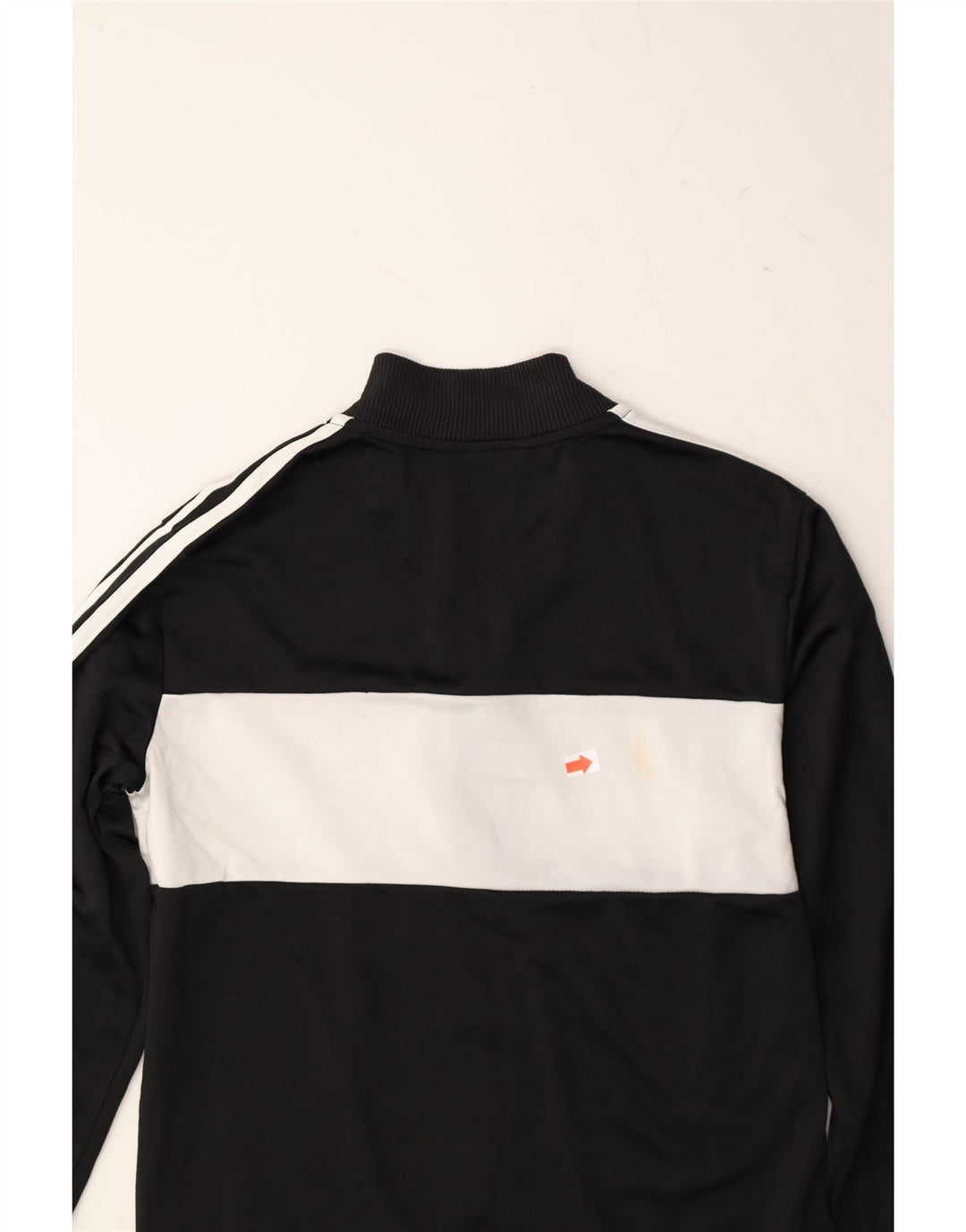 ADIDAS Boys Tracksuit Top Jacket 11-12 Years Black Colourblock Polyester Vintage Adidas and Second-Hand Adidas from Messina Hembry 