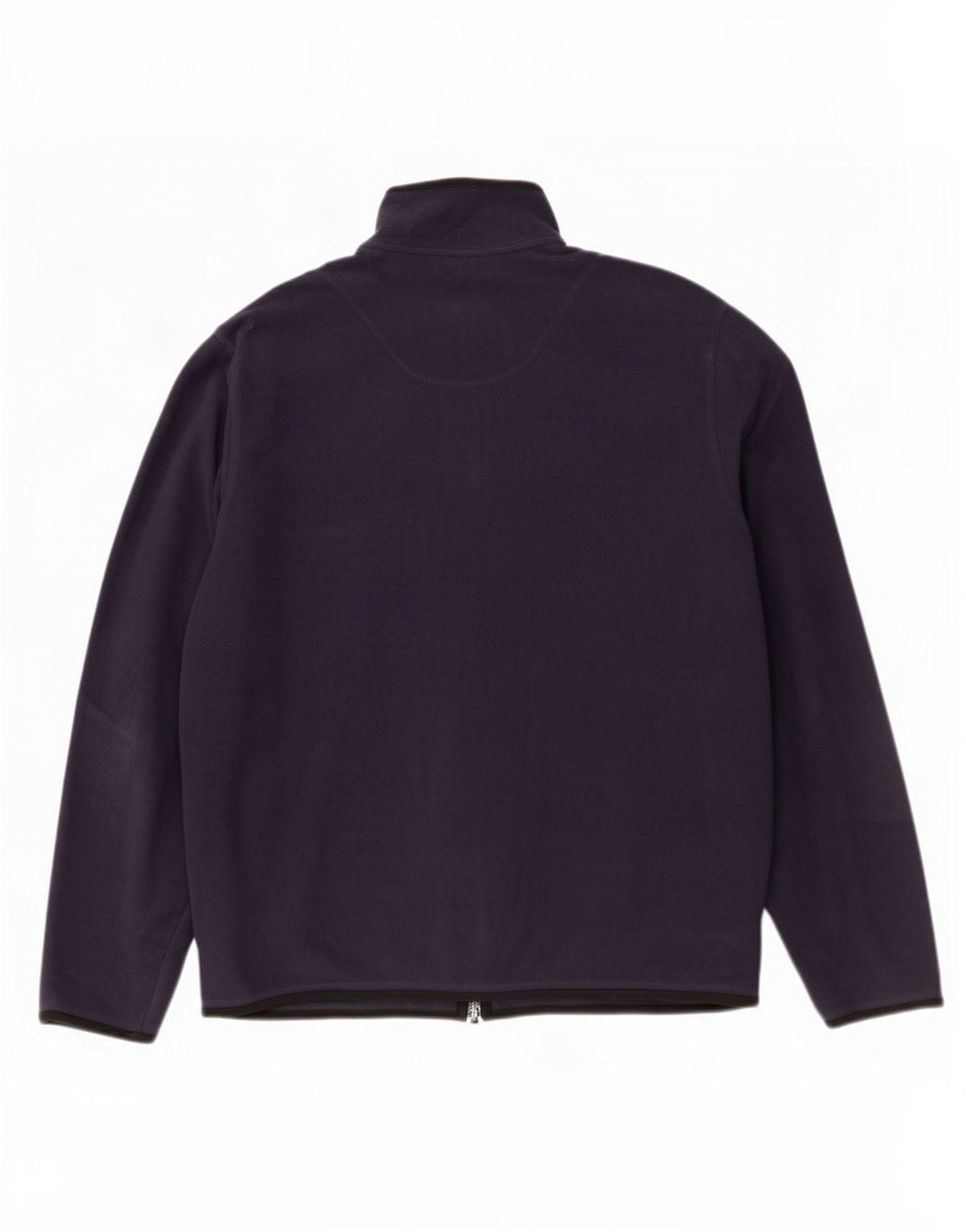 Marks & Spencer Ανδρικό Fleece Jacket UK 40 Large Navy Blue Polyester