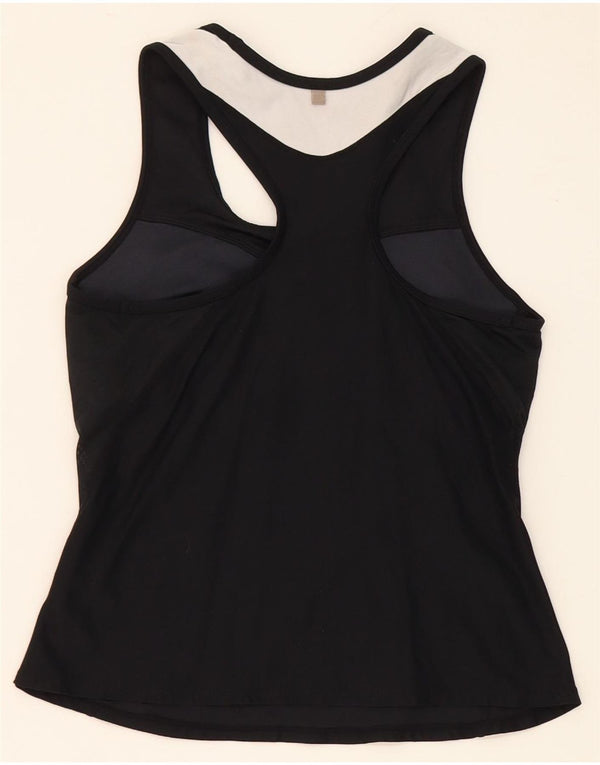 Nike γυναικείο γιλέκο Dri Fit Top UK 8/10 Small Black Colorblock Nylon
