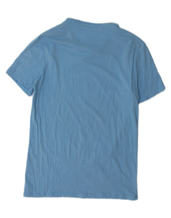 Ανδρικό γραφικό μπλουζάκι Guess Top Medium Blue