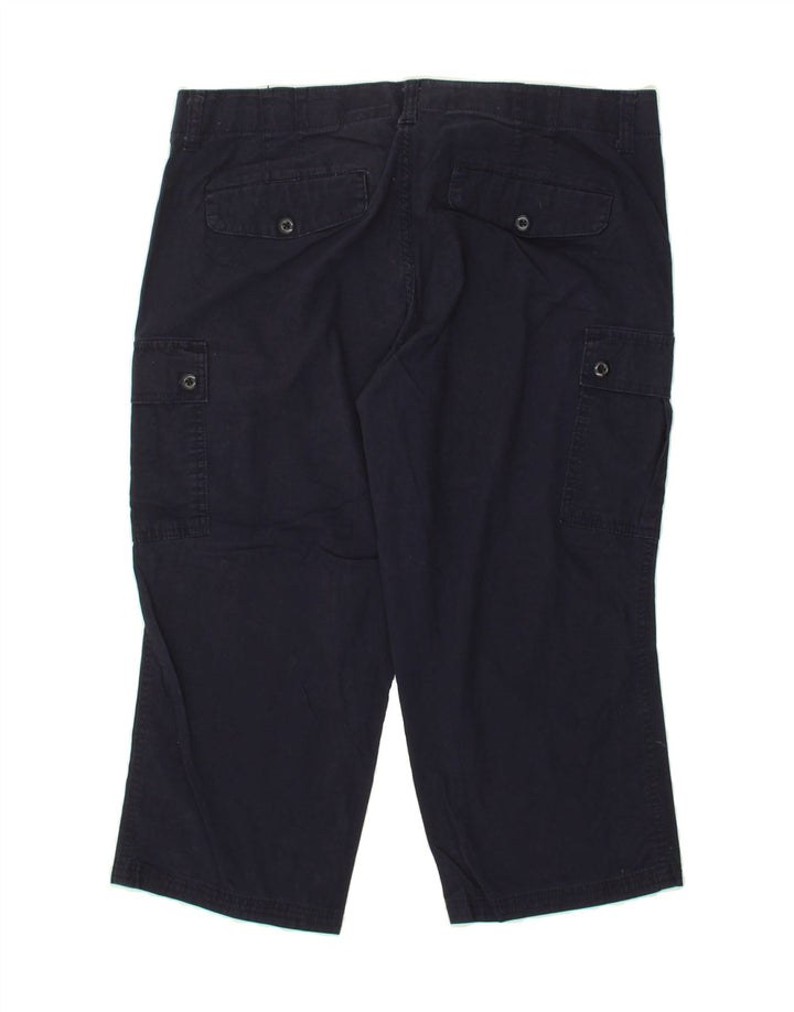 DOCKERS Womens Capri Cargo Trousers W36 L20 Navy Blue Vintage Dockers and Second-Hand Dockers from Messina Hembry 