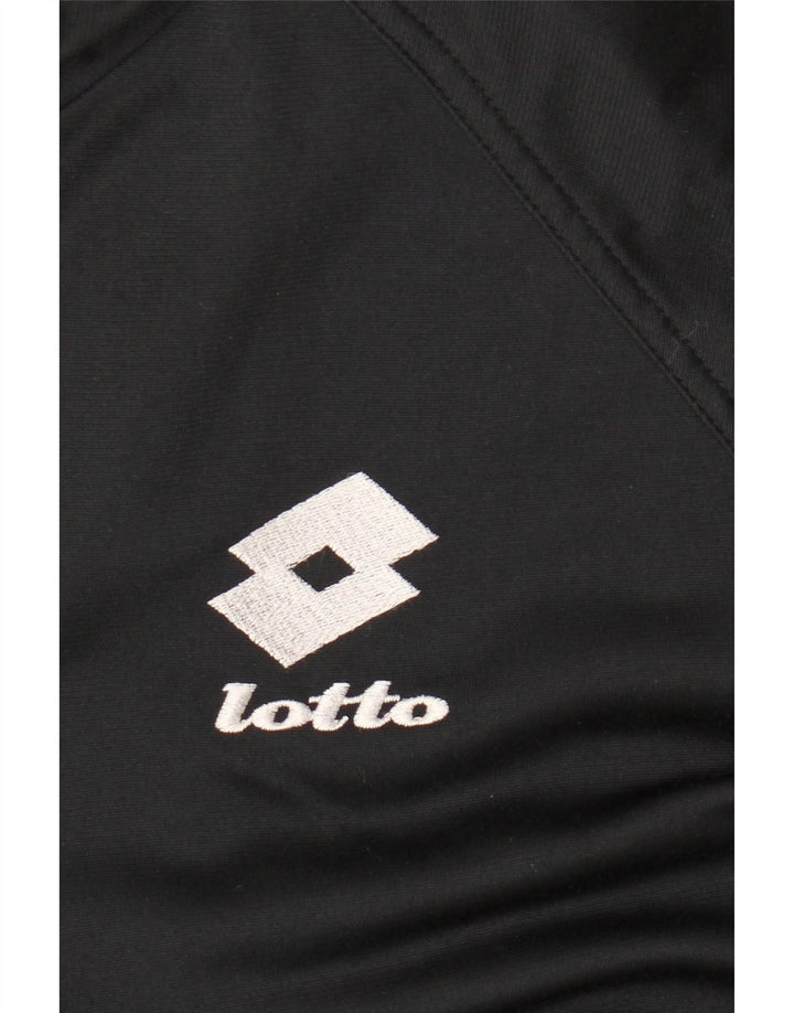 Ανδρική φόρμα γραφικών Lotto Top Jacket Large Black Colourblock