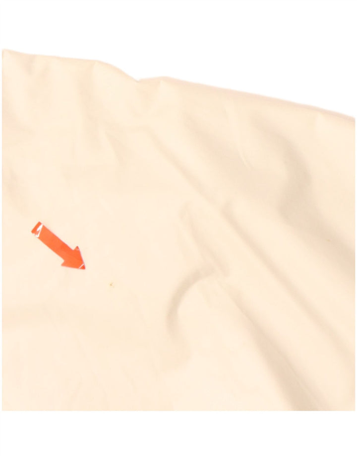 K-WAY Ανδρικό μπουφάν βροχής 2000 με κουκούλα UK 44 2XL Λευκό πολυαμίδιο