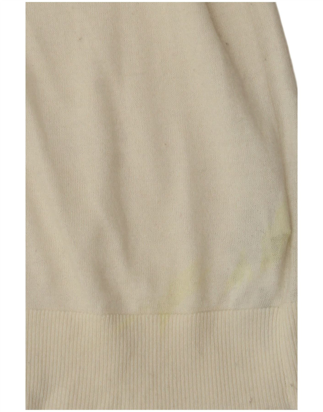 MASSIMO DUTTI Γυναικείο πουλόβερ με ρολό λαιμόκοψη UK 12 Medium White