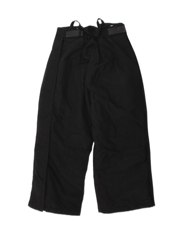 L.L.BEAN Boys Ski Trousers 5-6 Years XS W24 L18 Black Nylon