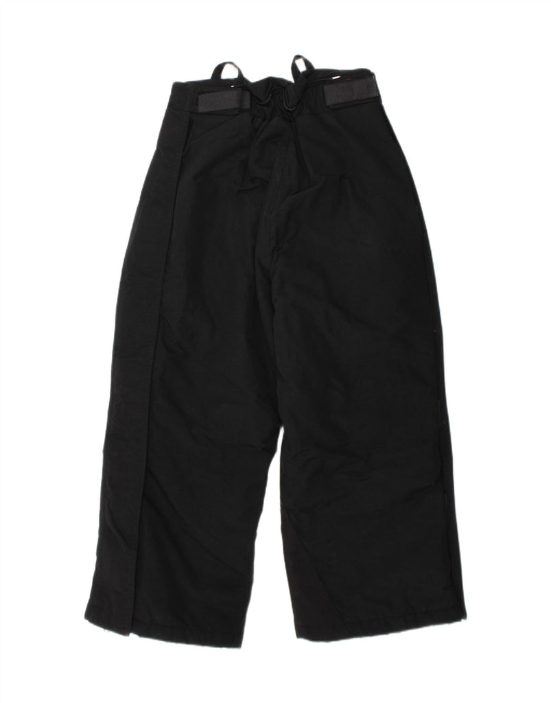 L.L.BEAN Boys Ski Trousers 5-6 Years XS W24 L18 Black Nylon Vintage L.L.Bean and Second-Hand L.L.Bean from Messina Hembry 