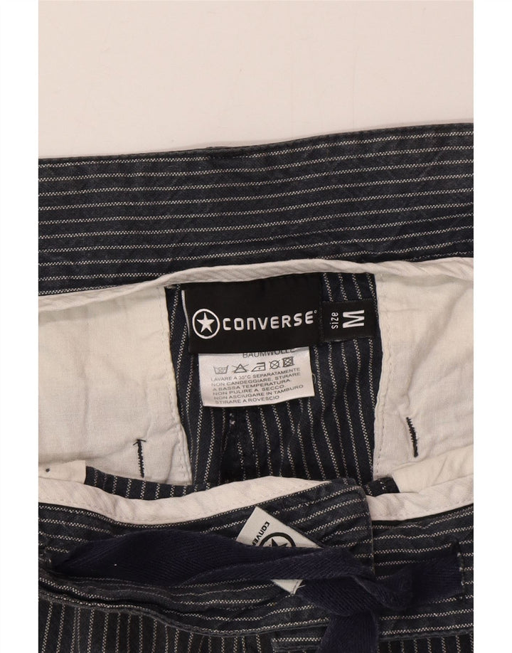 Ανδρικό σορτς chino Converse μεσαίο W32 γκρι ριγέ βαμβακερό