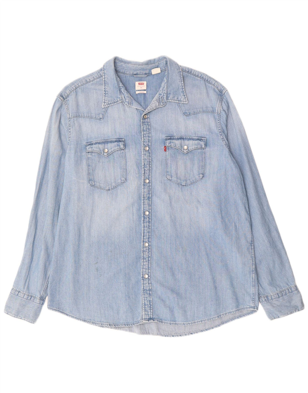 Ανδρικό τζιν πουκάμισο Levi's Standard XL Μπλε βαμβακερό