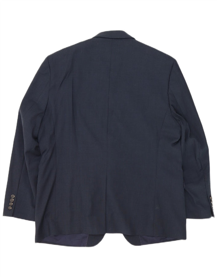 Chaps Ανδρικό μπουφάν σακάκι με 2 κουμπιά UK 46 3XL Navy Blue Wool