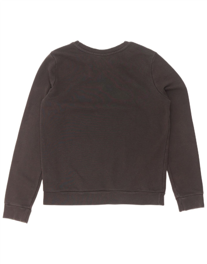 Γυναικείο Φούτερ Adidas Graphic Jumper UK 12 μεσαίο μαύρο βαμβακερό