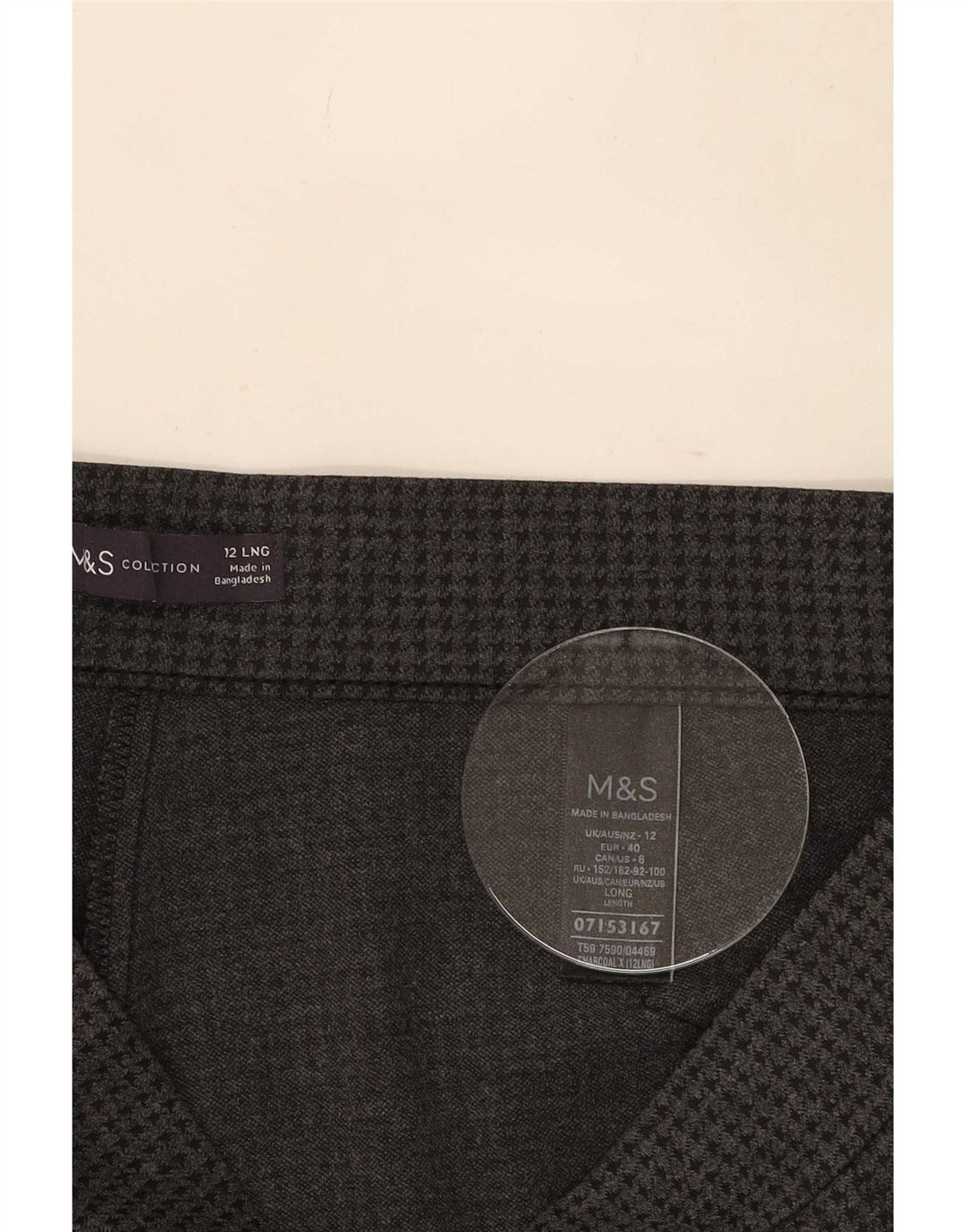 Γυναικεία Casual Παντελόνια Marks & Spencer UK 12 Medium W30 L31 Grey