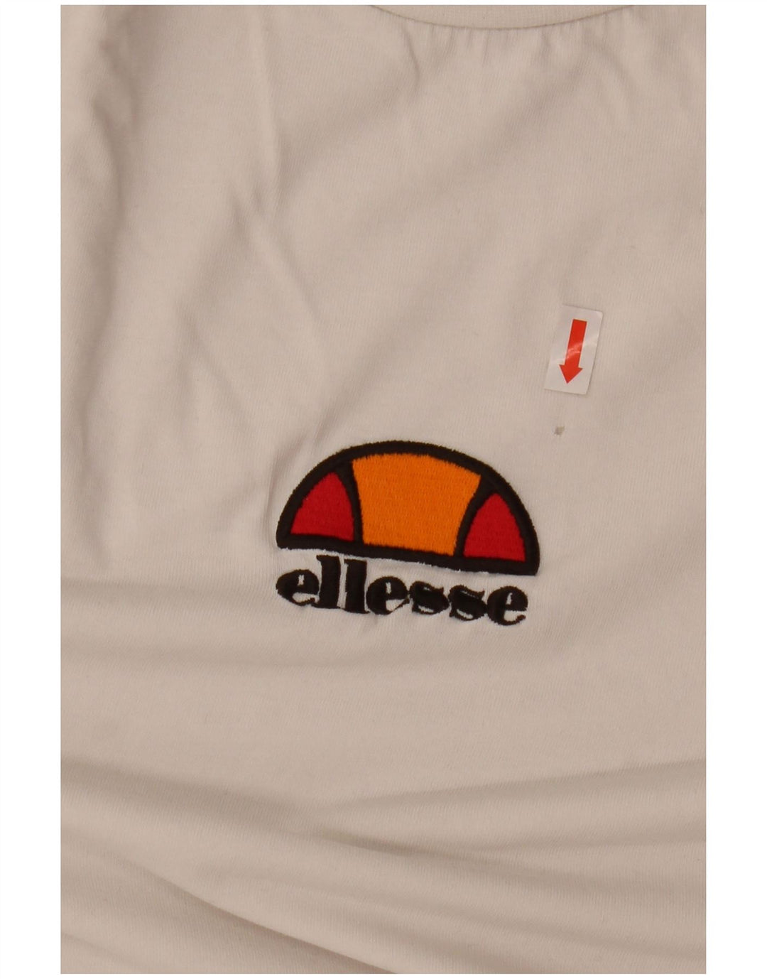 Ανδρικό γραφικό T-Shirt ELLESSE Top XS Λευκό βαμβακερό