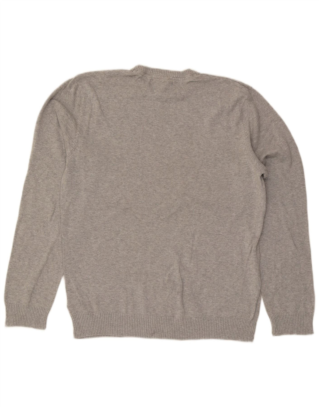 Ανδρικό πουλόβερ Penguin Crew Neck Jumper μεγάλο γκρι βαμβακερό