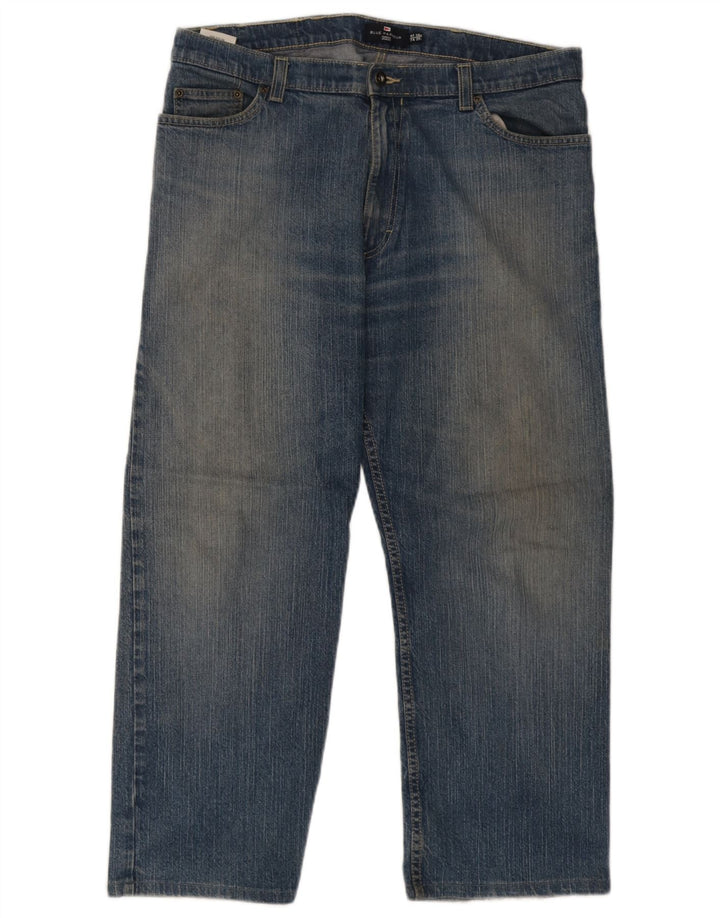 Ανδρικά τζιν Marks & Spencer Blue Harbour κανονική εφαρμογή W38 L29 Μπλε βαμβακερό