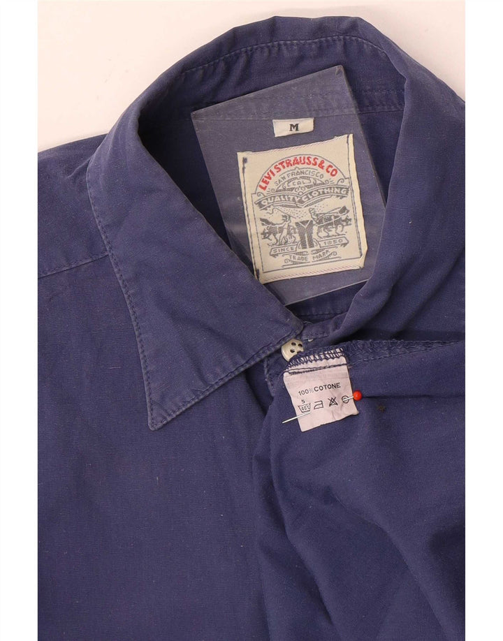 Ανδρικό πουκάμισο Levi's από μεσαίο μπλε βαμβακερό