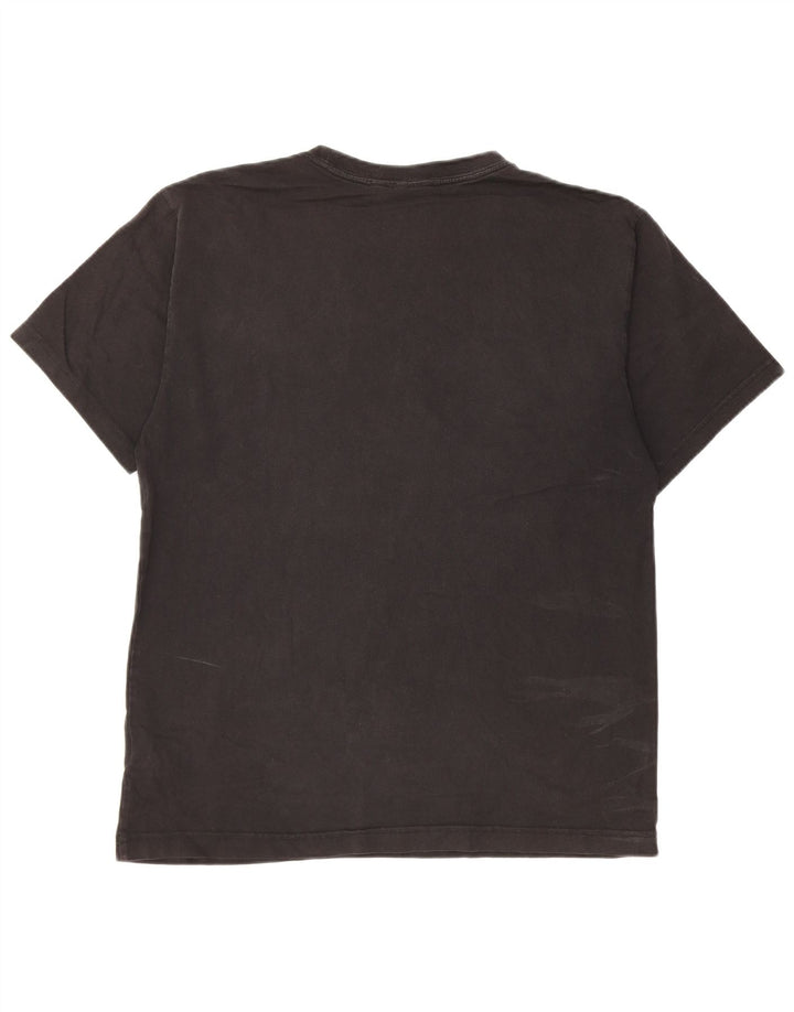 Ανδρικό γραφικό T-Shirt Adidas Top Μεσαίο μαύρο βαμβακερό