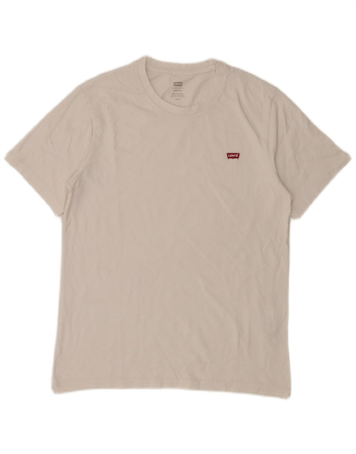 LEVI'S Ανδρικό T-Shirt Top Small White Βαμβακερό