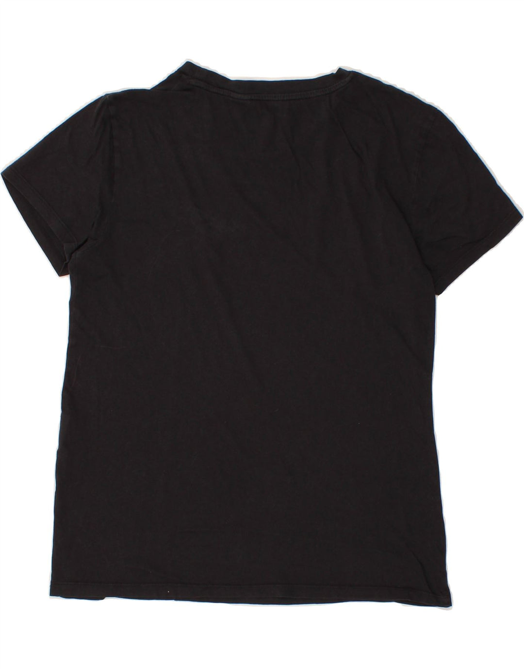 LEVI'S Womens Graphic T-Shirt Top UK 14 Large Black Vintage Levi's and Second-Hand Levi's from Messina Hembry 