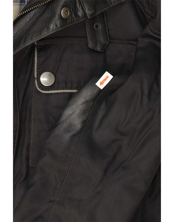 Belstaff Ανδρικό Μπουφάν Racer Graphic UK 38 Medium Black Nylon