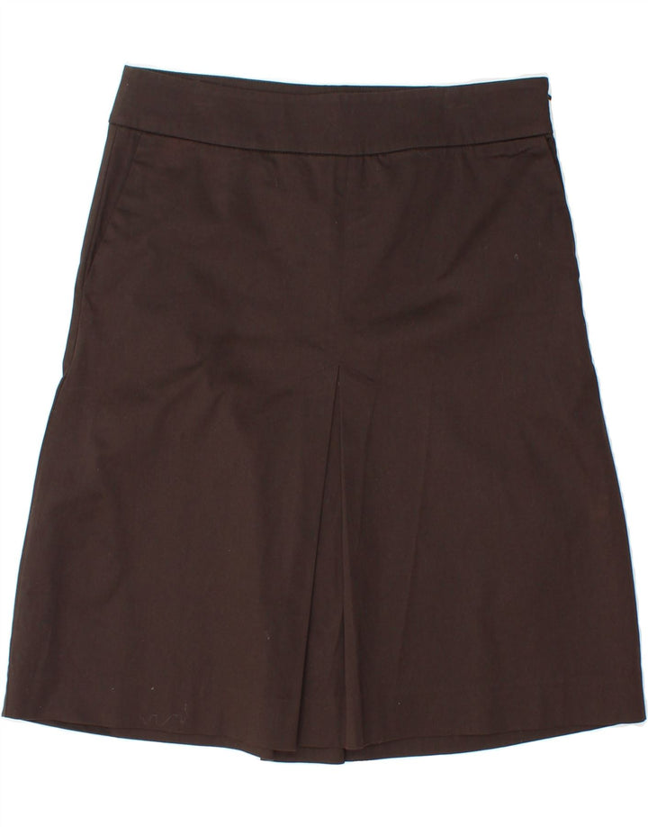 ZARA Womens A-Line Skirt Medium W30 Grey Cotton Vintage Zara and Second-Hand Zara from Messina Hembry 