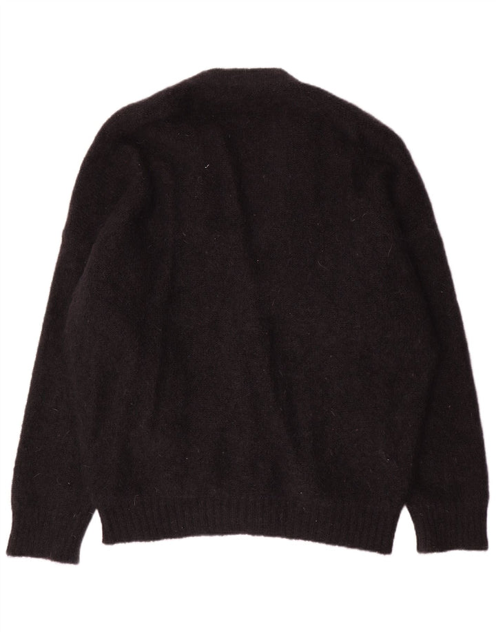 Alessandra Rich Γυναικείο πουλόβερ με ζακέτα IT 40 Small Black Mohair