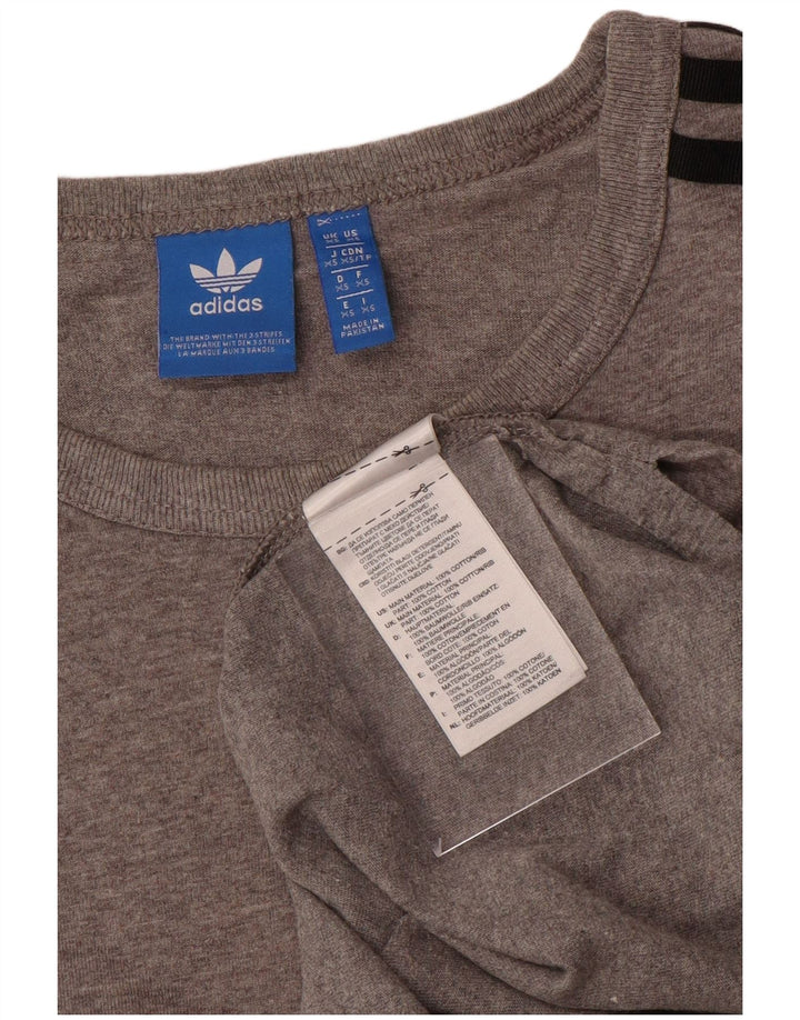 Ανδρικό T-Shirt Adidas Top XS Γκρι βαμβακερό