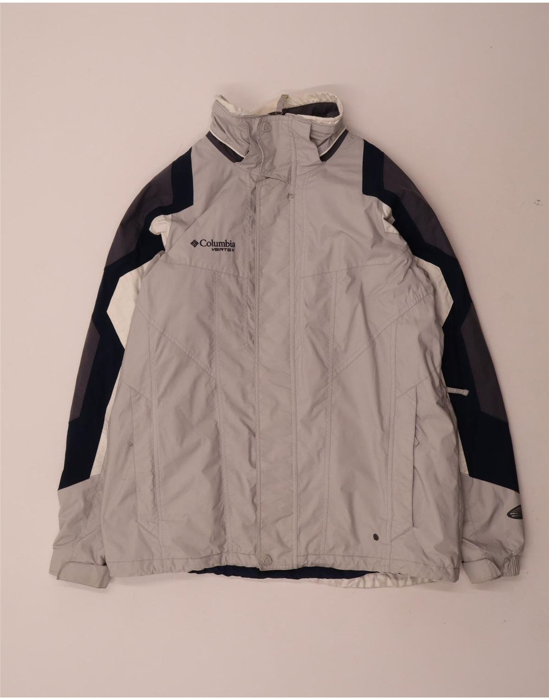 Ανδρικό μπουφάν με αντιανεμικό Columbia UK 40 Large Grey Colourblock Nylon