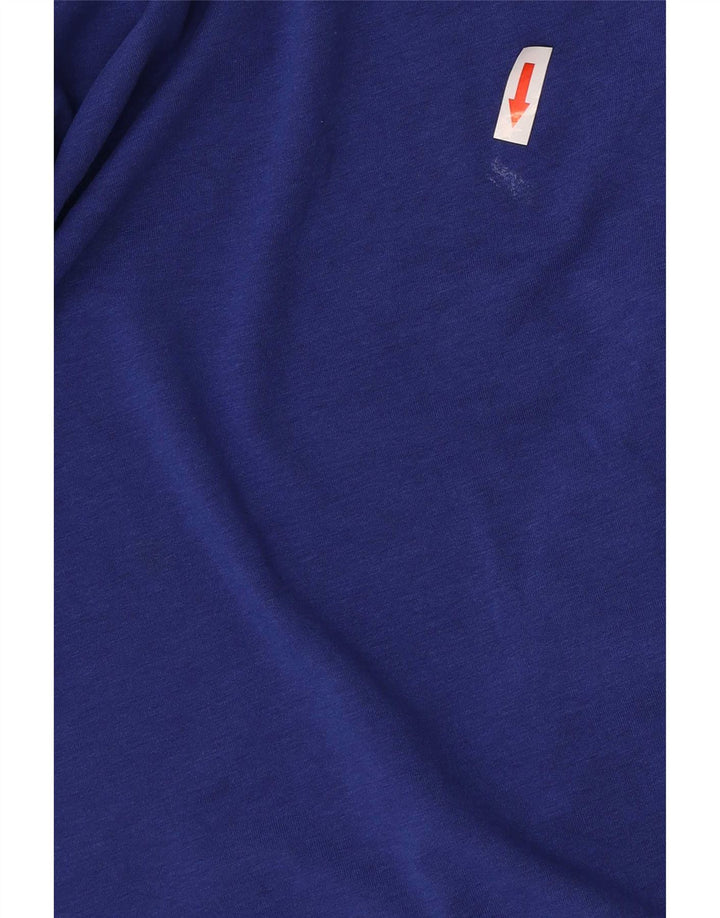 Ανδρικό πουκάμισο Adidas Polo Small Blue Polyester