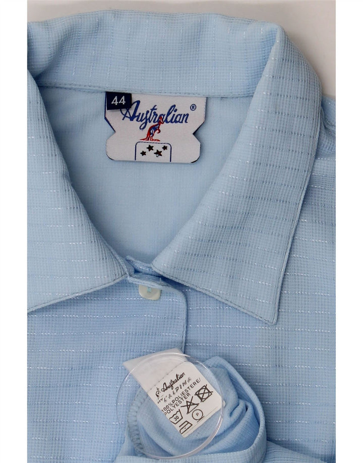AUSTRALIAN L'ALPINA Womens Shirt Blouse IT 44 Medium Blue Striped Vintage AUSTRALIAN L'ALPINA and Second-Hand AUSTRALIAN L'ALPINA from Messina Hembry 