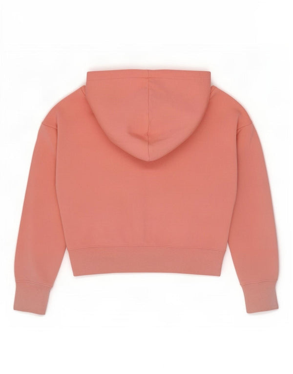 Nike Girls Graphic Crop Hoodie Jumper 10-11 ετών Μεσαίο ροζ βαμβακερό