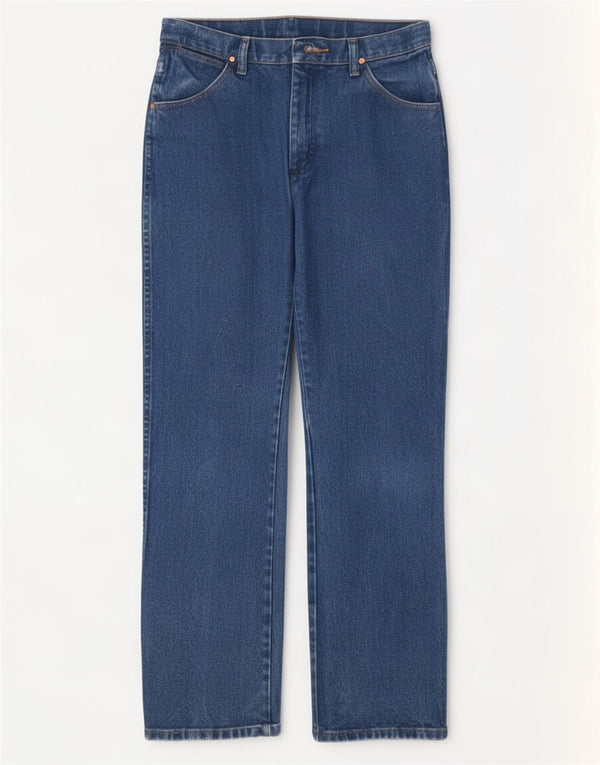 Wrangler Girls Straight Jeans 15-16 ετών W30 L30 Μπλε βαμβακερό