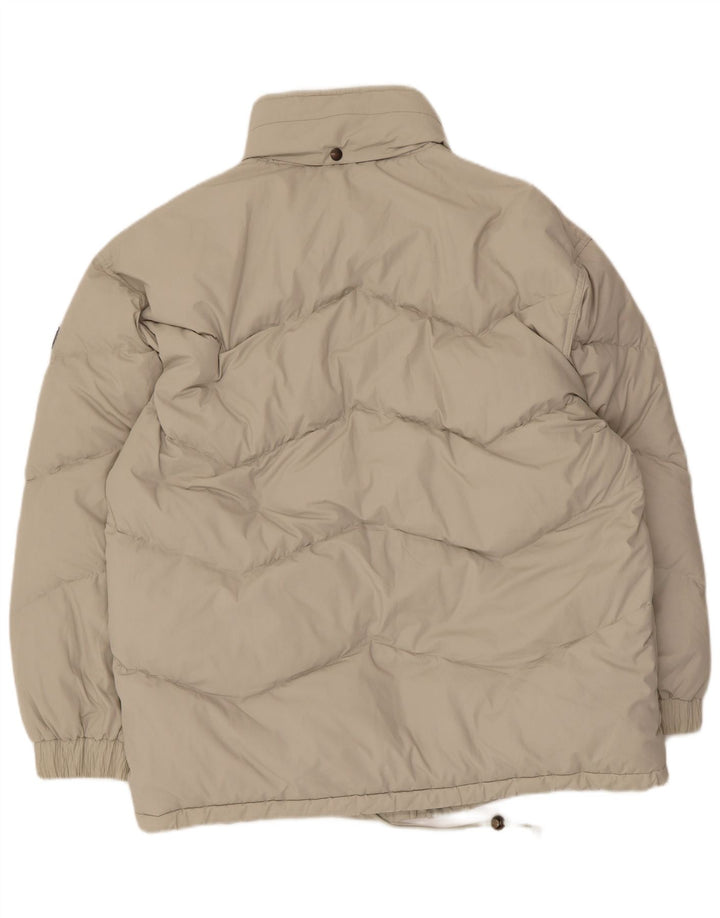 Vintage Ανδρικό μπουφάν με κουκούλα UK 42 XL Beige Polyester