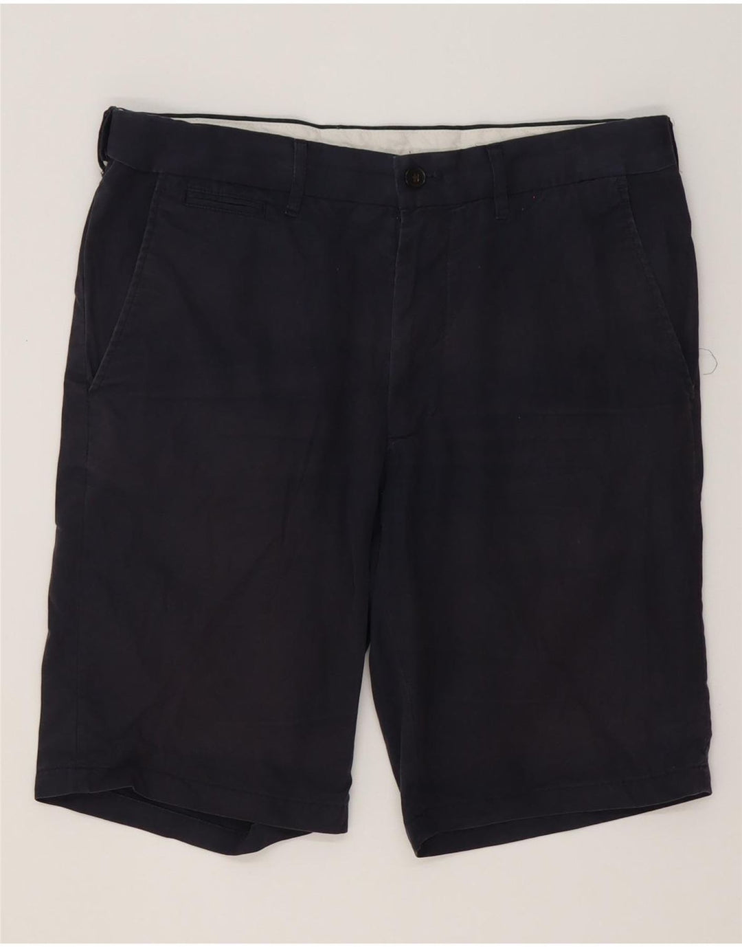 Ανδρικό σορτς Chino Marks & Spencer W32 Βαμβακερό μεσαίο Navy Blue