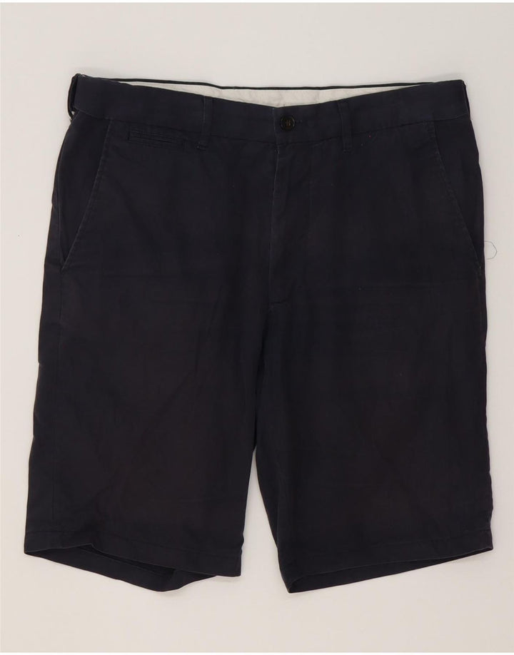 Ανδρικό σορτς Chino Marks & Spencer W32 Βαμβακερό μεσαίο Navy Blue