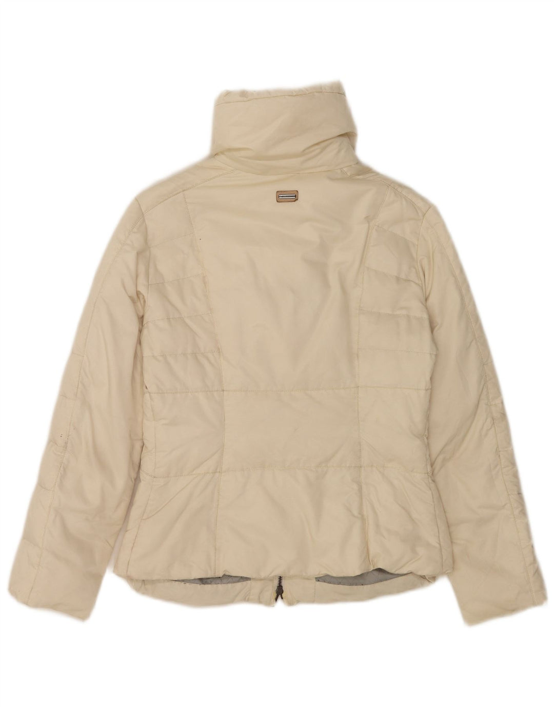 Trussardi Γυναικείο Μπουφάν IT 46 Large Off White Βαμβακερό