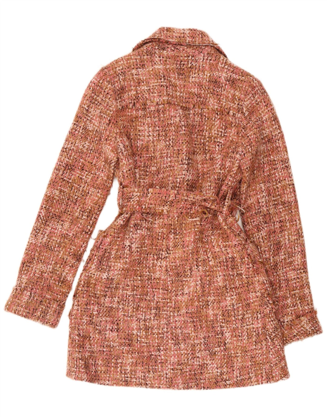 Vintage γυναικείο πανωφόρι UK 8 Small Pink Flecked