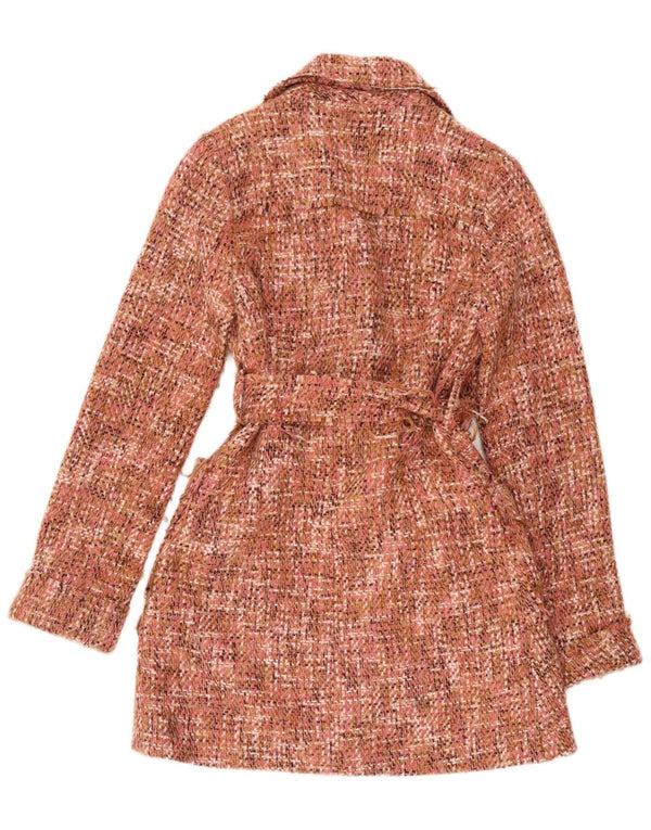 Vintage γυναικείο πανωφόρι UK 8 Small Pink Flecked