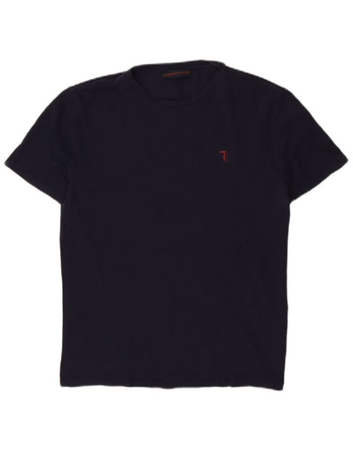 Trussardi Jeans Ανδρικό T-Shirt Top Small Navy Blue