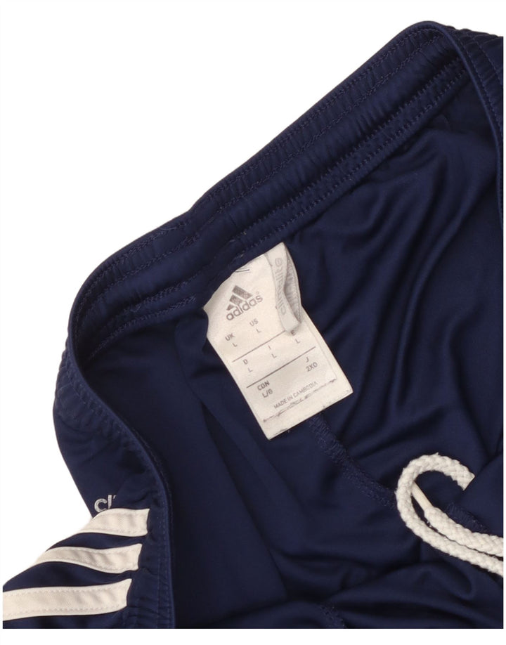Ανδρικό αθλητικό σορτς Adidas Climalite Μεγάλο μπλε ναυτικό πολύχρωμο πολυεστέρα
