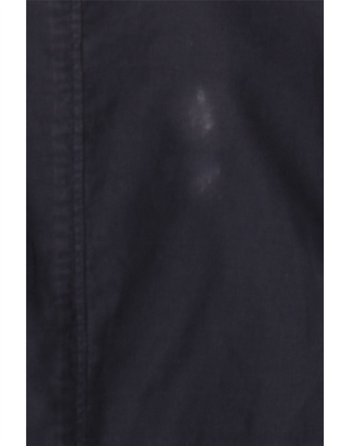 HENRY COTTONS Mens 3 Button Blazer Jacket UK 38 Medium Navy Blue Cotton Vintage Henry Cottons and Second-Hand Henry Cottons from Messina Hembry 