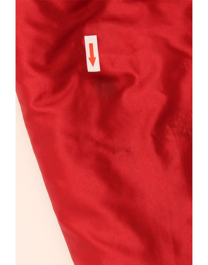 Vintage γυναικείο μπουφάν με κουκούλα IT 52 2XL Κόκκινο πολυαμίδιο