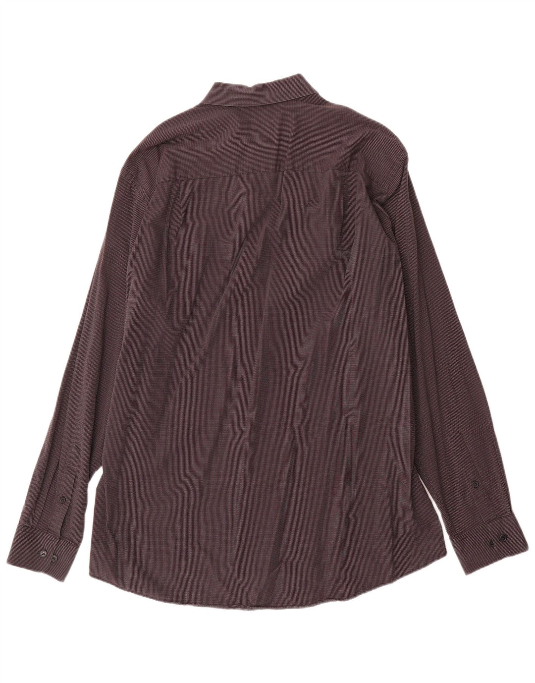 Ανδρικό πουκάμισο Calvin Klein 17 XL γκρι βαμβακερό ριγέ