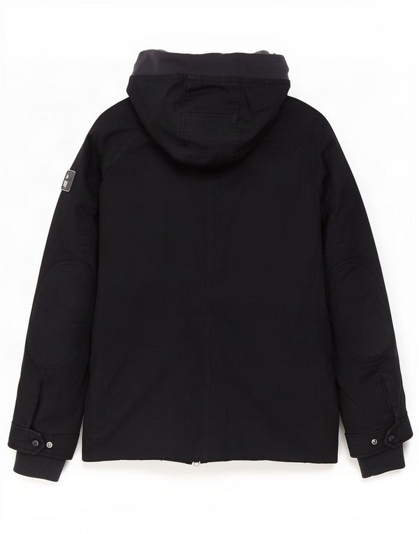 Woolrich Γυναικείο μπουφάν με κουκούλα UK 10 Small Navy Blue Cotton