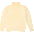 VINTAGE Womens Polo Neck Jumper Sweater UK 14 Large Beige | Vintage Vintage | Thrift | Second-Hand Vintage | Used Clothing | Messina Hembry 